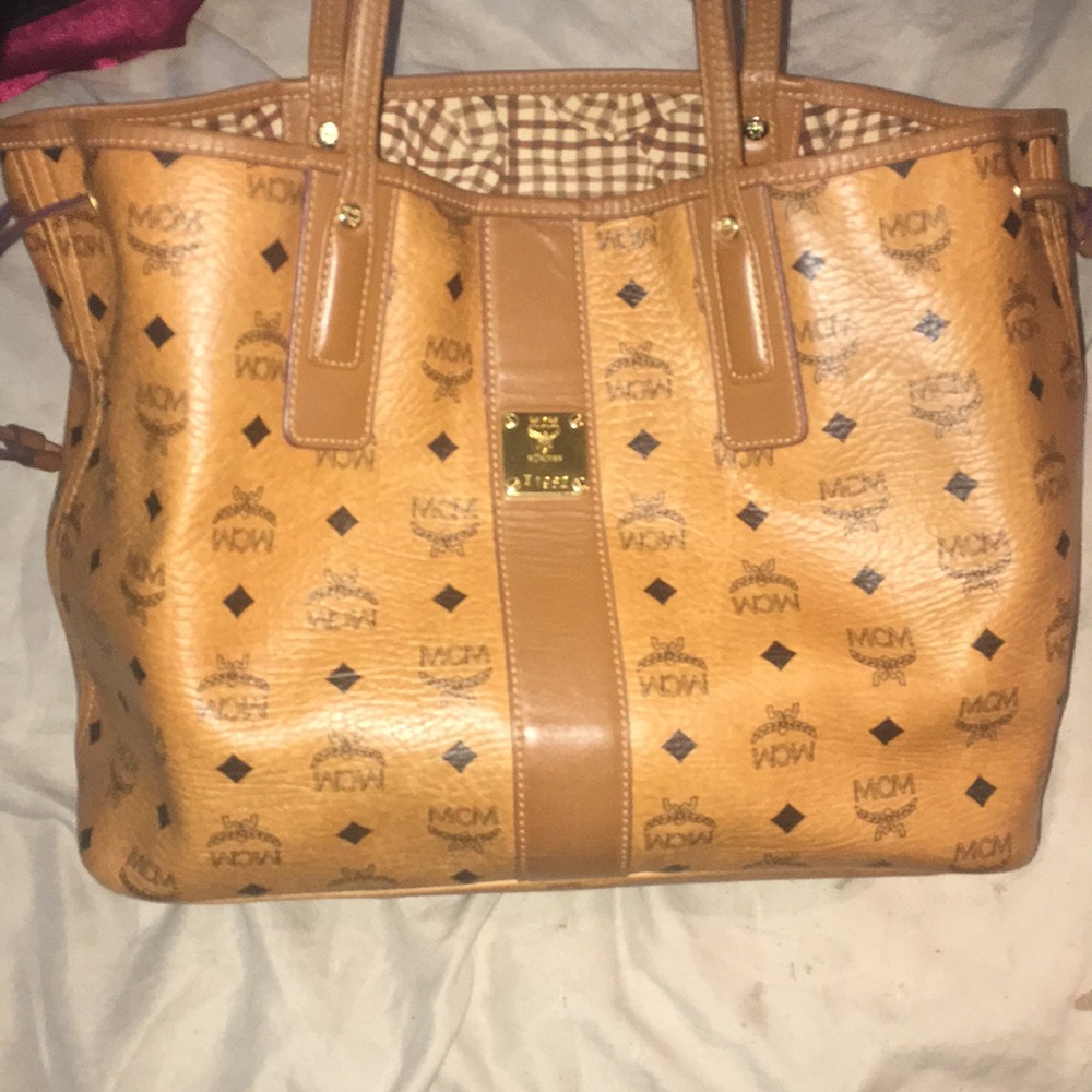 Mcm big tote bag